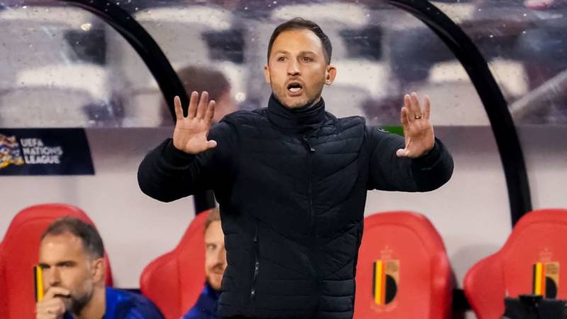 Belgium national team boss Domenico Tedesco makes Celtic claim