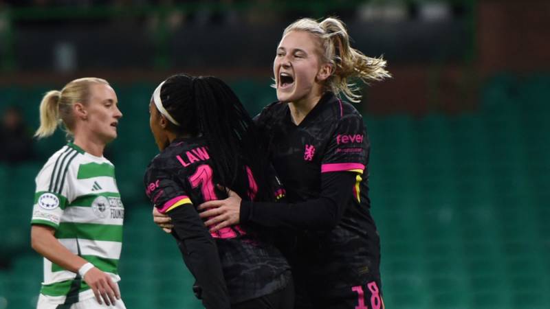 Chelsea make it three from three in WCL after comeback win at Celtic