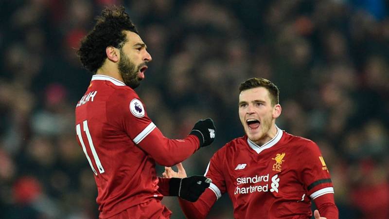 Andrew Robertson tells Mo Salah that Celtic hero was his inspiration