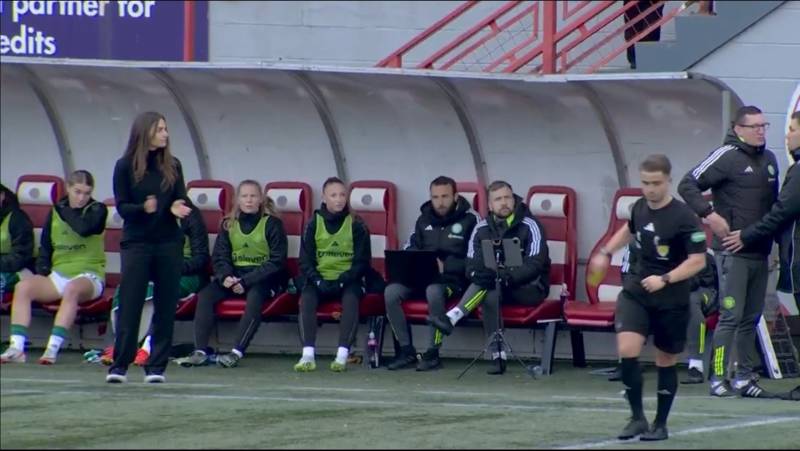 Celtic manager shown red card for referee gesture during SWPL defeat to Rangers