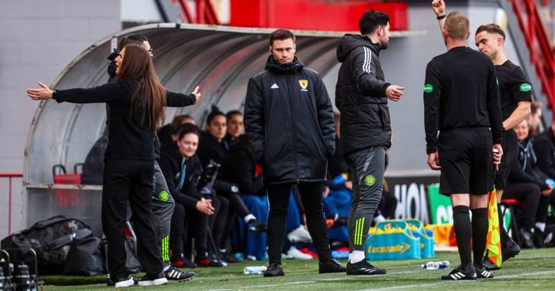 ‘Dubious’ Rangers penalty sends Elena Sadiku tonto as raging Celtic boss banished for clapping referee