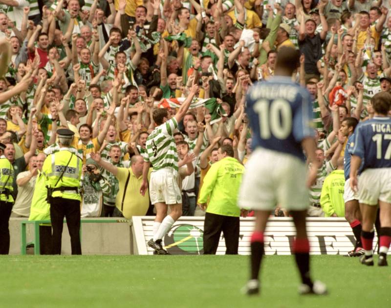 Chris Sutton makes point about Celtic vs Rangers refereeing with cheeky Demolition Derby dig