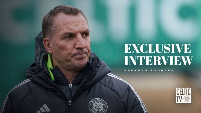 Brendan Rodgers speaks exclusively to Celtic TV