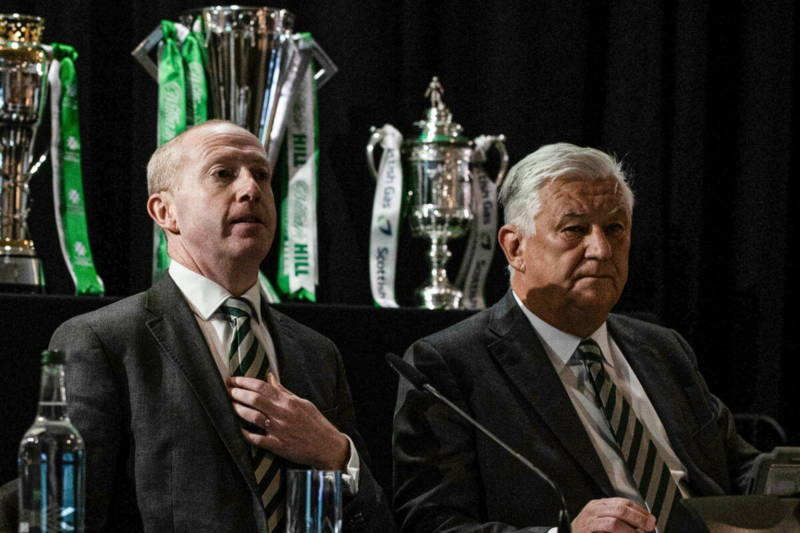 As predicted, today’s Celtic AGM turned out to be the Lawwell/Nicholson slapstick comedy show. It’s easy to laugh at everyone when you’re top dog