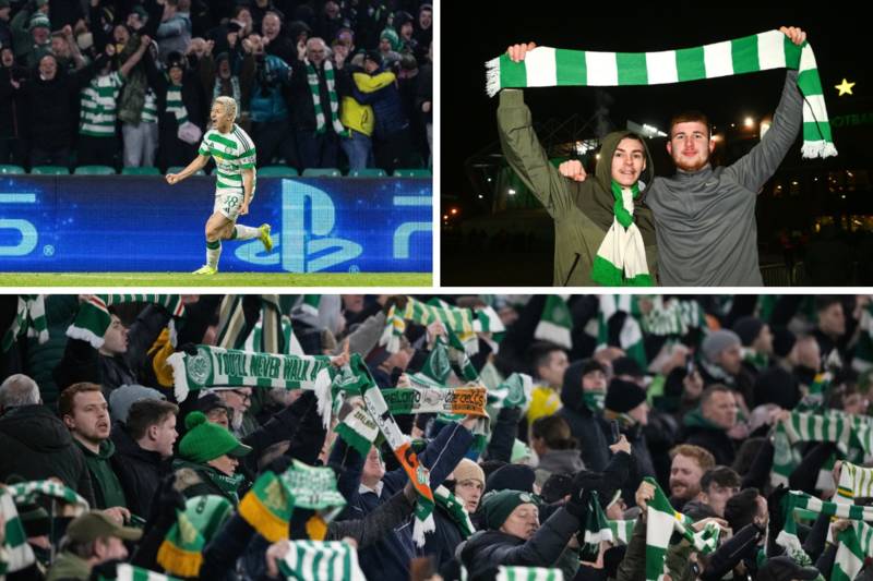 21 brilliant photos of Celtic fans backing their team during the 1-1 Champions League draw vs Club Brugge