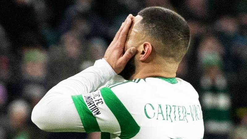 A BLEMISH ON THE CCV: It was one of the most comical own goals in Champions League history, but Celtic’s Cameron Carter-Vickers will fail to see the funny side