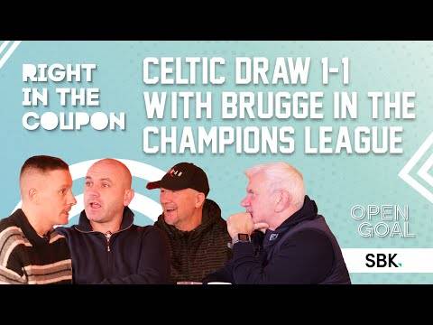 CELTIC DRAW 1-1 w/ BRUGGE IN CHAMPIONS LEAGUE AFTER BIZARRE CARTER-VICKERS OG | Right In The Coupon