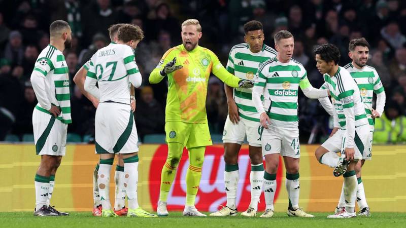 Celtic players angry in dressing room after Club Brugge game