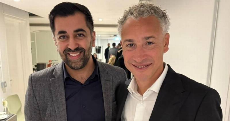 Celtic ‘hero’ Henrik Larsson leaves former SNP leader Humza Yousaf starstruck