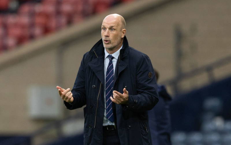 The Ibrox boss has bought himself just enough time to lose his job against Celtic at Hampden.