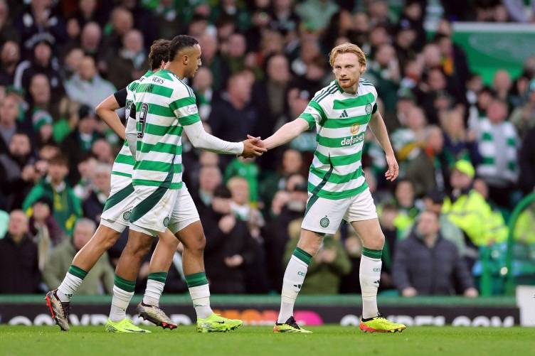 Liam Scales scores on return to Celtic starting XI