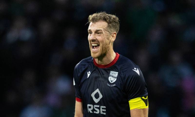 Ross County’s Jordan White wants improved display against Rangers following 5-0 loss against Celtic