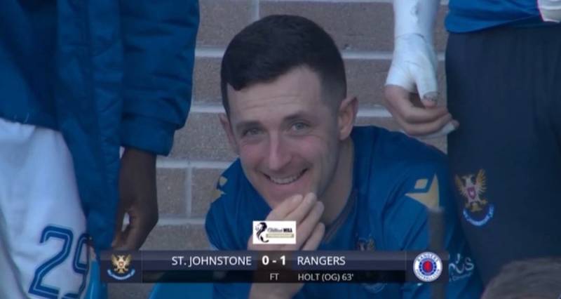 “Sack The Cheat!”, “Probably Had A Wager On!” – St Johnstone Player Grins After OG Helps Ibrox Side Win