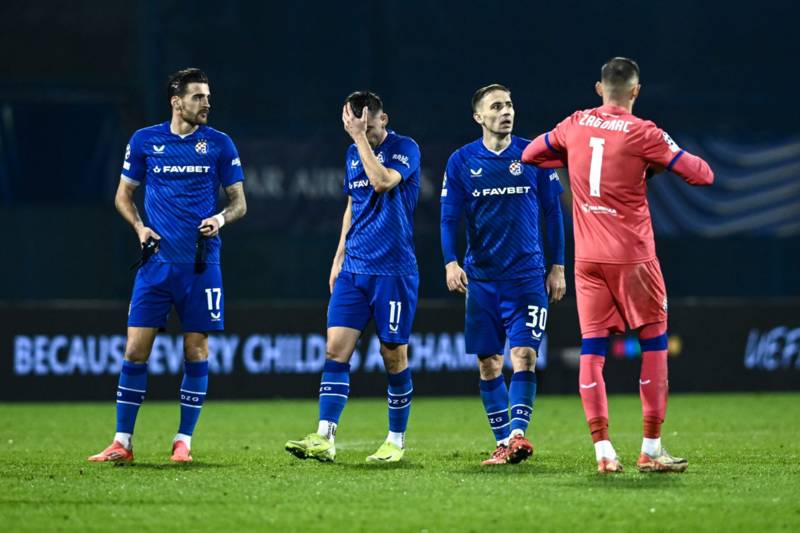 Dinamo Zagreb’s latest result as Celtic’s next Champions League opponents continue to flounder