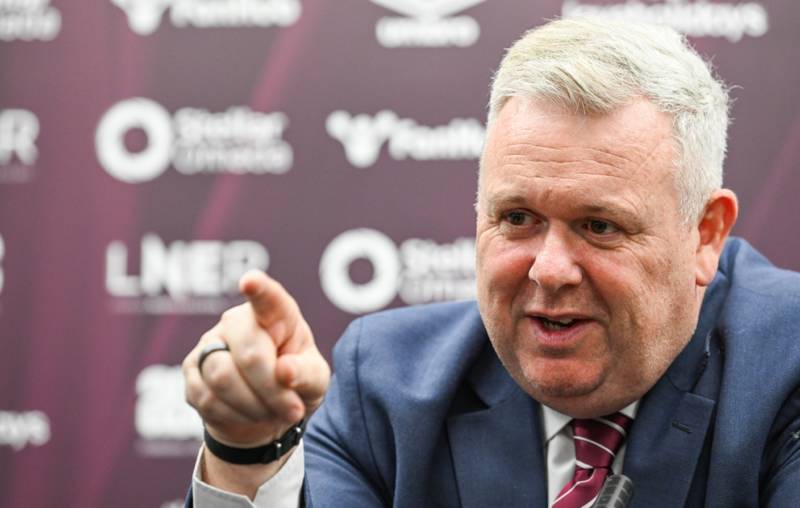 ‘It feels about right’ – Hearts chief aims dig at ‘sad’ Celtic supporters at AGM after away ticket debate