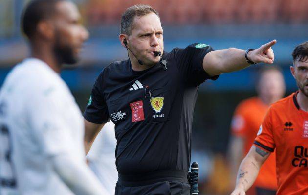 Chris Graham given the whistle for his third Celtic game