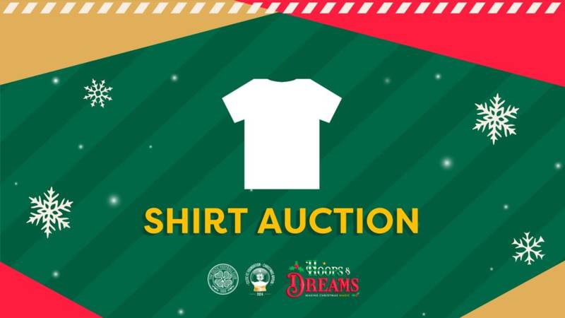 Bid now for Celtic FC Foundation Christmas Appeal and Celtic Legends signed jerseys