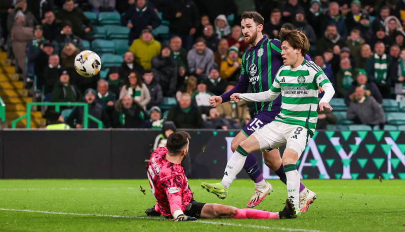 Slo-mo captures the full magic of Kyogo’s stunning goal against Hibs