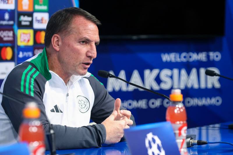 Brendan Rodgers explains what he’s not buying into about Dinamo Zagreb ahead of Celtic game