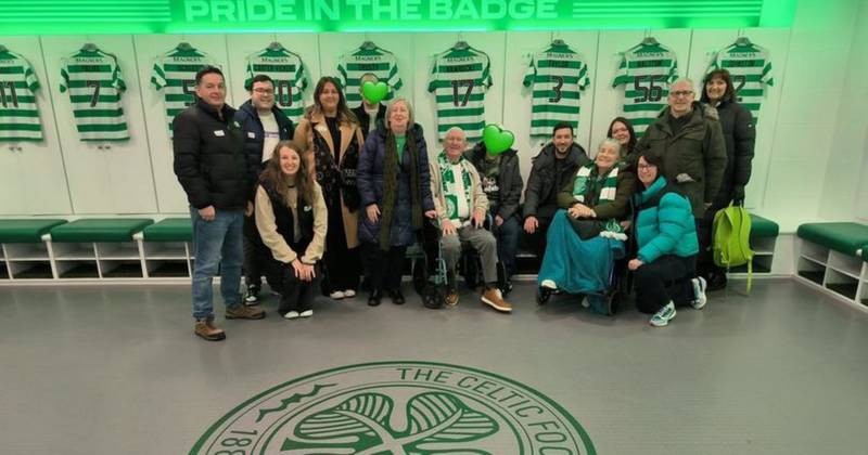 Celtic’s Greg Taylor surprises hospice patients with Parkhead tour