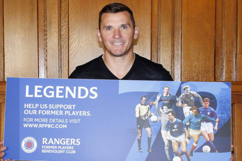 Ibrox “legend” Lee McCulloch is wheeled out to spout the same old rhetoric when it comes to facing Spurs and Celtic