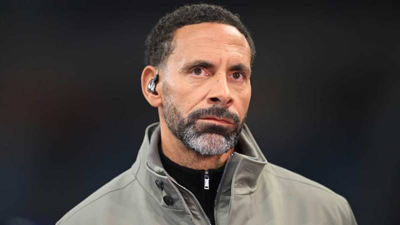 Man Utd legend Rio Ferdinand makes superb Celtic Park claim