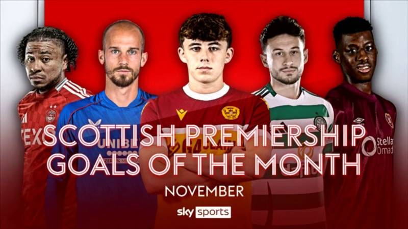 Scottish Premiership goals of the month: November