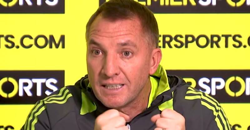 ‘We Haven’t Been Handed Money,’ Rodgers Emphasises Why Celtic Are Winners