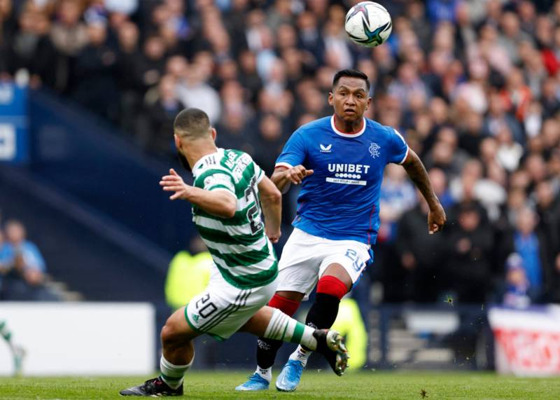 Alfredo Morelos’ embarrassing take as ex-Rangers striker says Celtic benefit from referees