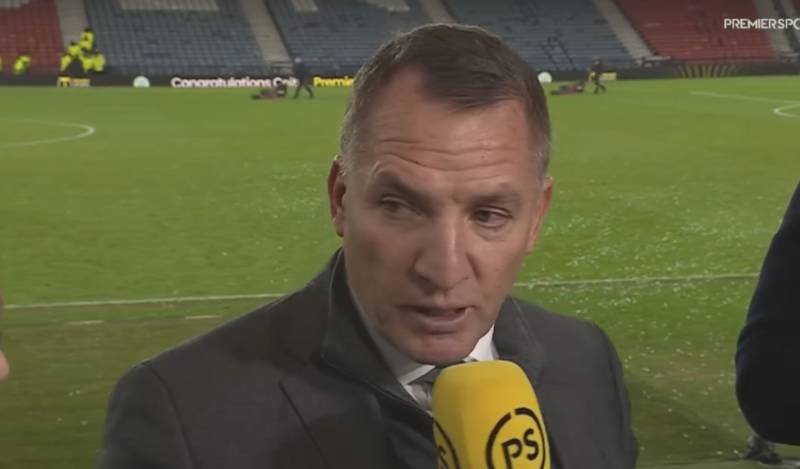 Brendan Rodgers explains Celtic issue that triggered half time Rangers action