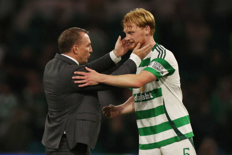 Brendan Rodgers Explains Half-time Liam Scales Cup Final Introduction