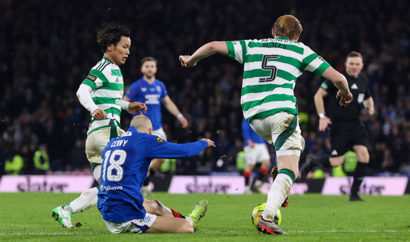 Celtic defender at centre of Rangers penalty claim has say on “game-decisive incident”