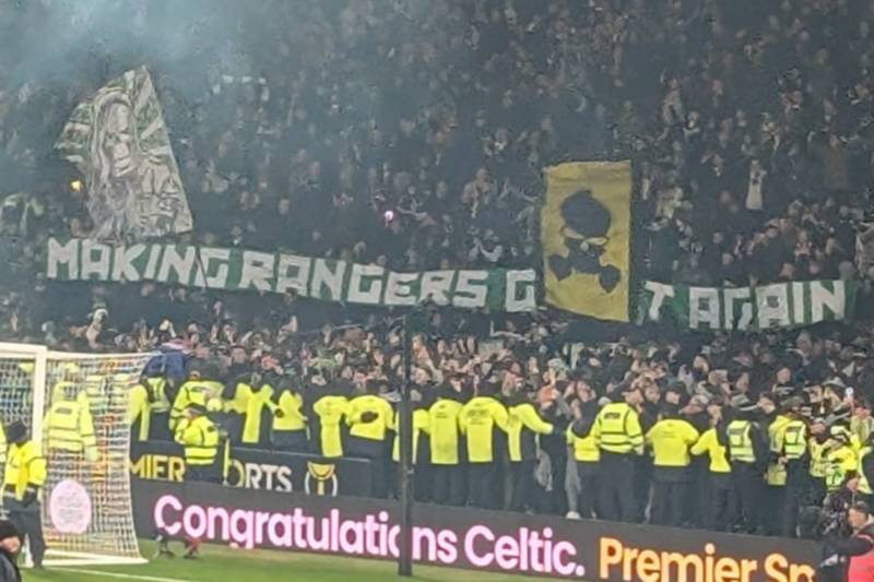 Celtic supporters brutally troll Rangers in Donald Trump tifo takedown