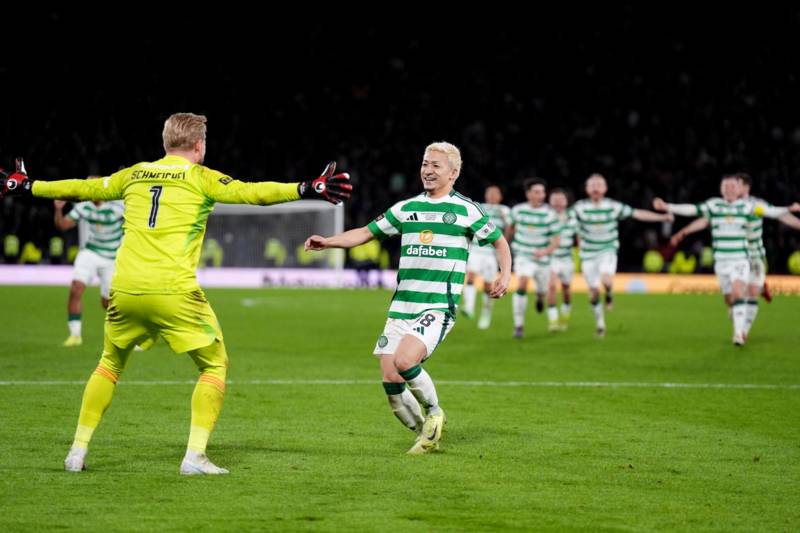 Maeda aims for Celtic treble after ‘mishit’ penalty wrongfoots Jack Butland