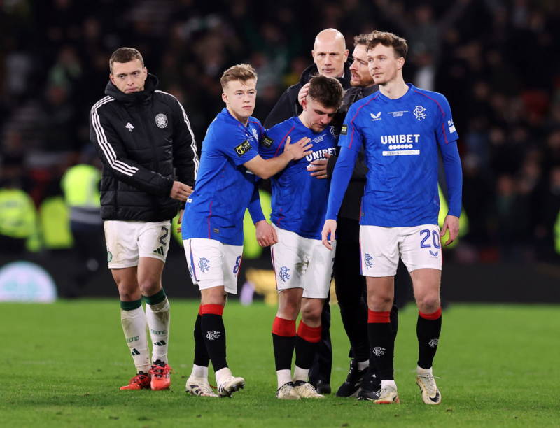 Go Home- watch as Celtic fans taunt loyal bears as they make rapid Hampden exit