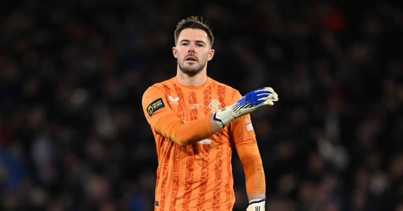 Rangers players felt ‘pain’ watching Celtic trophy party but Jack Butland reveals why he couldn’t walk away