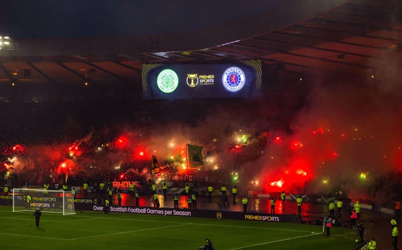 SPFL issue strongly worded statement slamming ‘completely unacceptable’ use of pyro in Celtic vs Rangers final