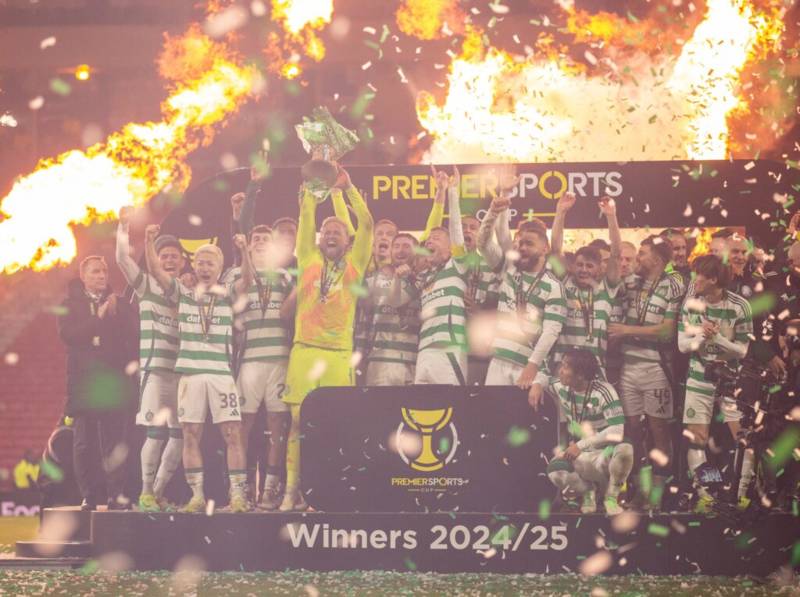 Three Rangers Players Stay Behind to Watch Celtic Trophy Lift