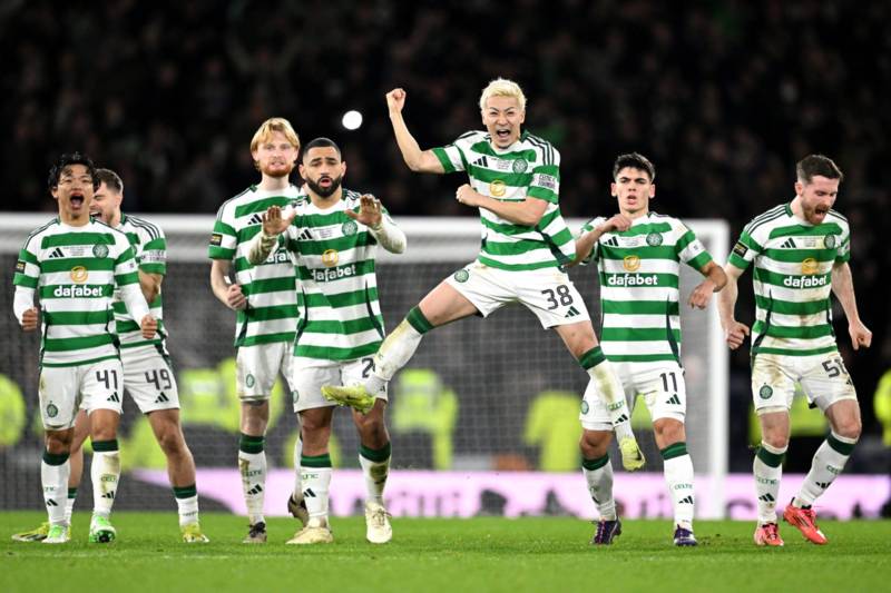 Watch Liam Scales reaction as he delivers ‘message’ to Rangers over League Cup penalty claim vs Celtic