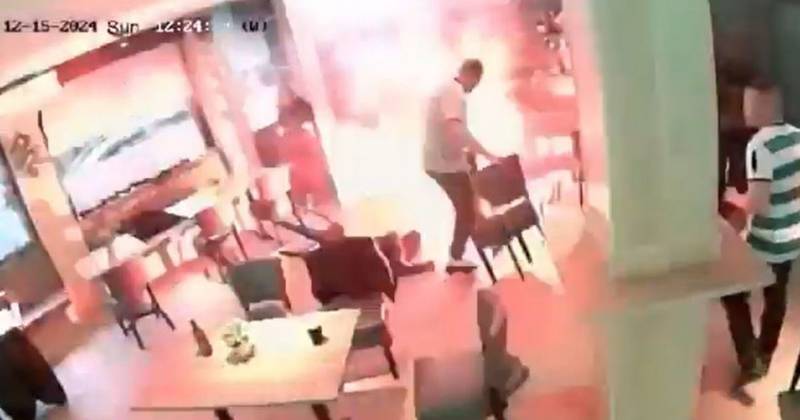 Celtic pub slams Rangers ultras after firework ‘narrowly dodged customer’ in O** F*** chaos