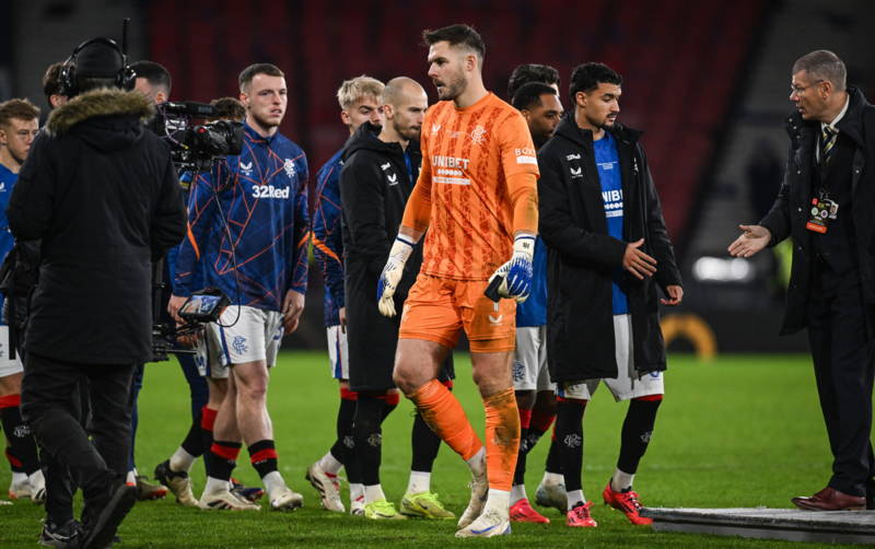 ‘Wishing into existence’ – Rangers star reveals why he forced himself to watch Celtic trophy lift