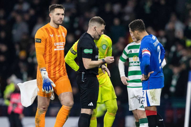 Isn’t it funny how officials always get punished for making mistakes that cost the Ibrox side, but never for ones that cost Celtic?