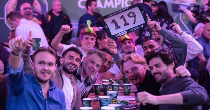 Anthony Ralston enjoyed a Silent Night while Celtic pals partied at the Ally Pally