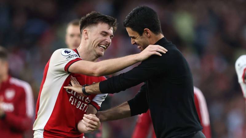 Mikel Arteta responds to Kieran Tierney transfer speculation amid Celtic links