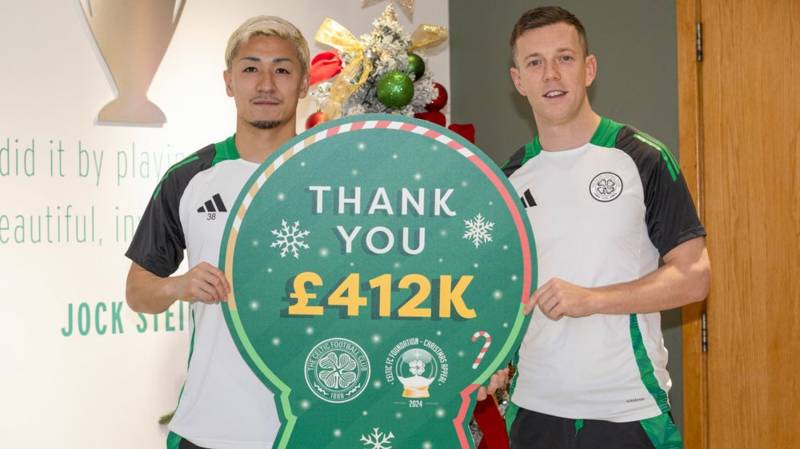 Celtic FC Foundation Christmas Appeal raises and distributes astonishing total of £412k