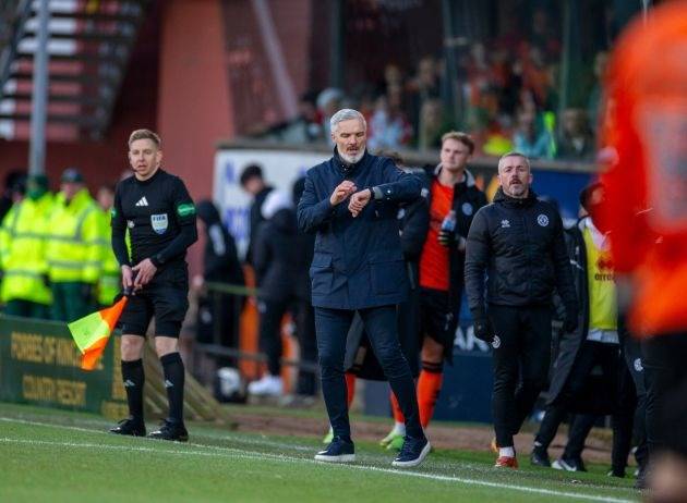 Jim Goodwin hails Dundee United’s determination to keep Celtic out