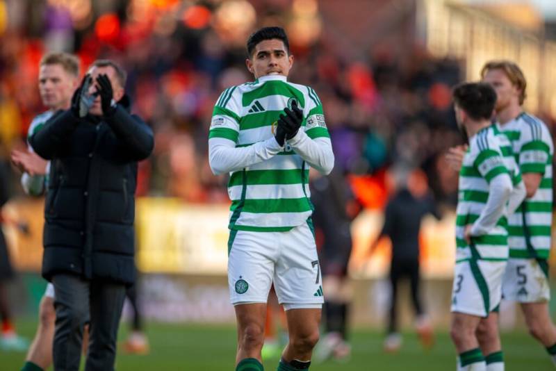 Michael Stewart Makes Claim About Luis Palma after Celtic’s Tannadice Draw