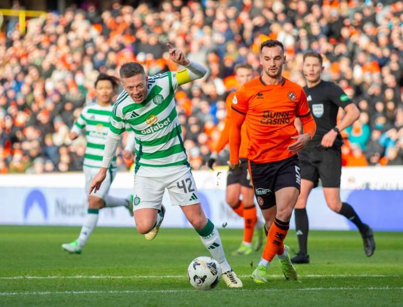 Callum McGregor in ‘Weird’ Tannadice Celtic Dressing Room Admission