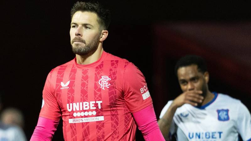 More woe for Rangers as goalkeeper Jack Butland is ruled out of O** F*** clash after being admitted to hospital