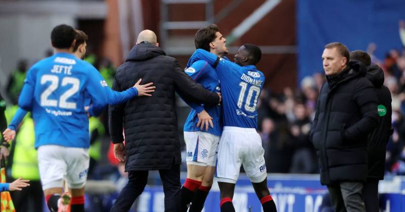 Ianis Hagi’s wild Rangers celebration vs Celtic explained as Clement is second fiddle to unseen figure in dugout melee